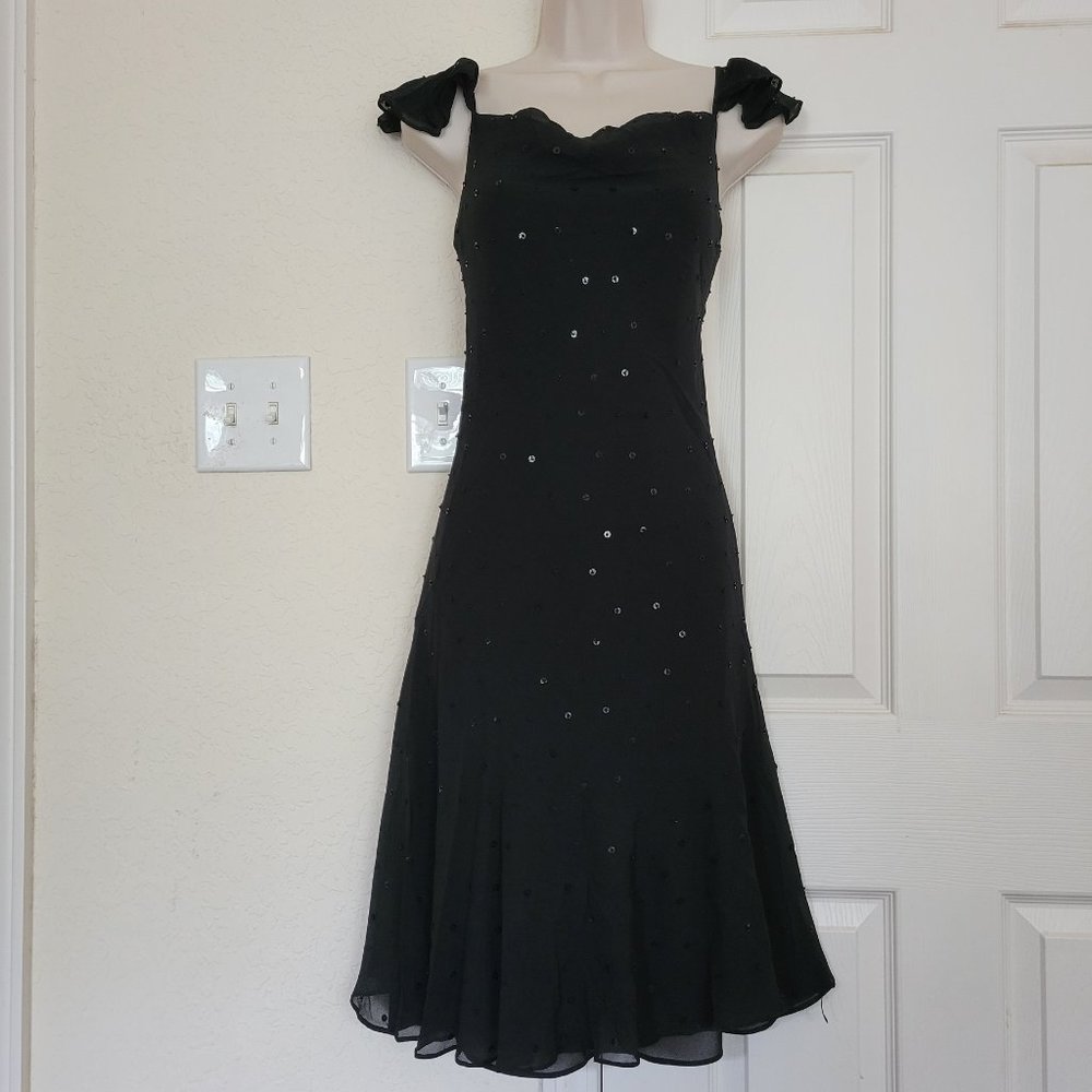 Express Silk Sequined Party Dress Size S